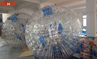 playing beautiful and amazing zorb ball